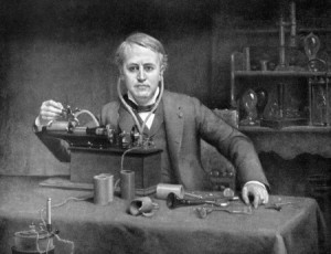 トーマス・エジソンの肖像画イメージ